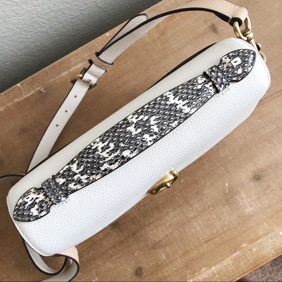 NWOT Coach Cassie Colorblock Snakeskin Crossbody - Picture 2 of 16